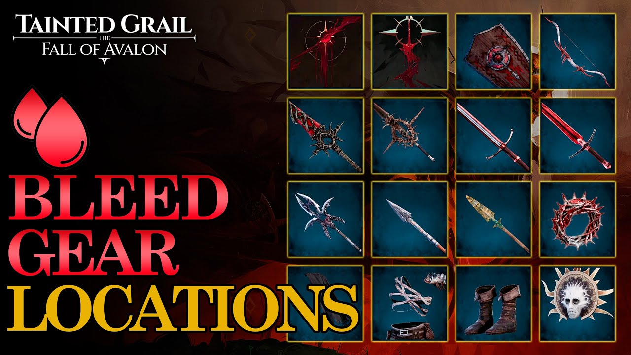 🩸 Bleed Weapons & Items Full Location Guide – Tainted Grail