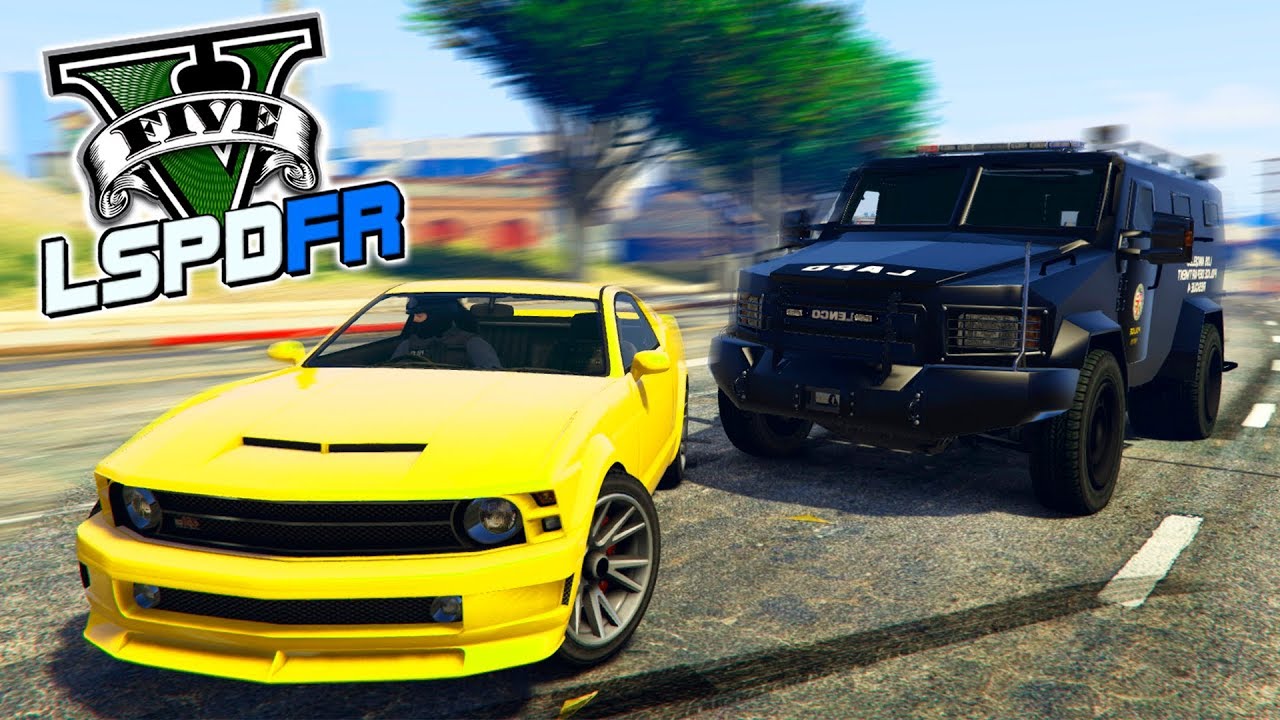 ПОЛИЦЕЙСКАЯ ПОГОНЯ В GTA 5 - УНИКАЛЬНЫЙ БРОНЕВИК, НАПАРНИКИ, ГРУППА ЗАХВАТА! (GTA 5 МОДЫ ДПС)