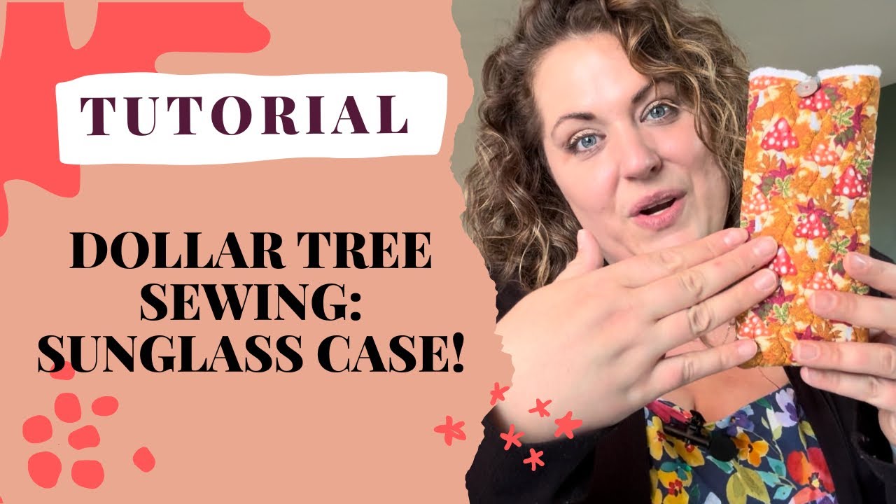 Do you wanna sew a sunglasses case for $1.50??  ME TOO!  Let&rsquo;s do it! @dollartree