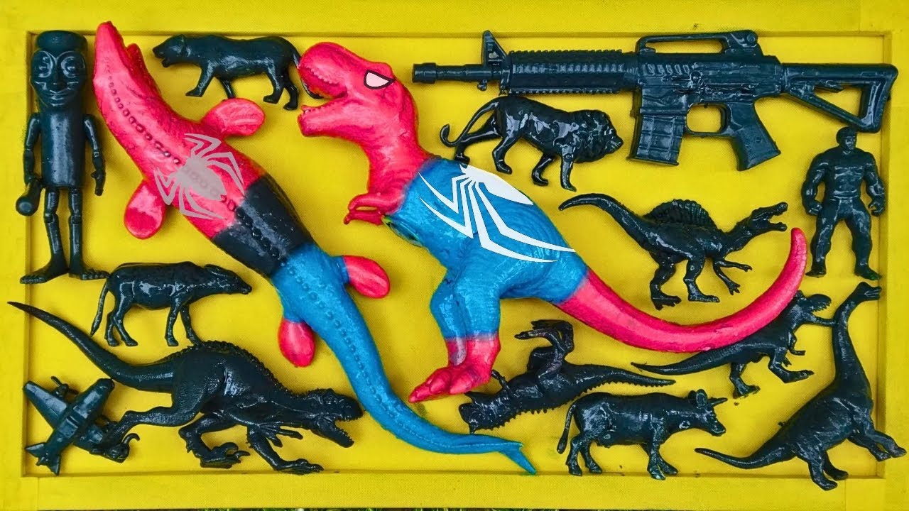 Dinosaurus Jurassic World Dominion: T-rex/Brachiosaurus/Skibidi/Spider-Man/KingKong/Tung Tung Sahur
