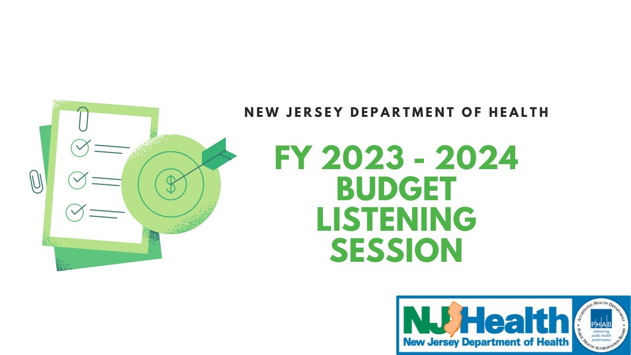 New Jersey Department of Health Budget Listening Session