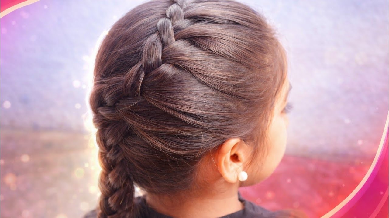 Simple & Different Hairstyle | Easy Hair Style for Girls | #youtubeshorts #hairstyles