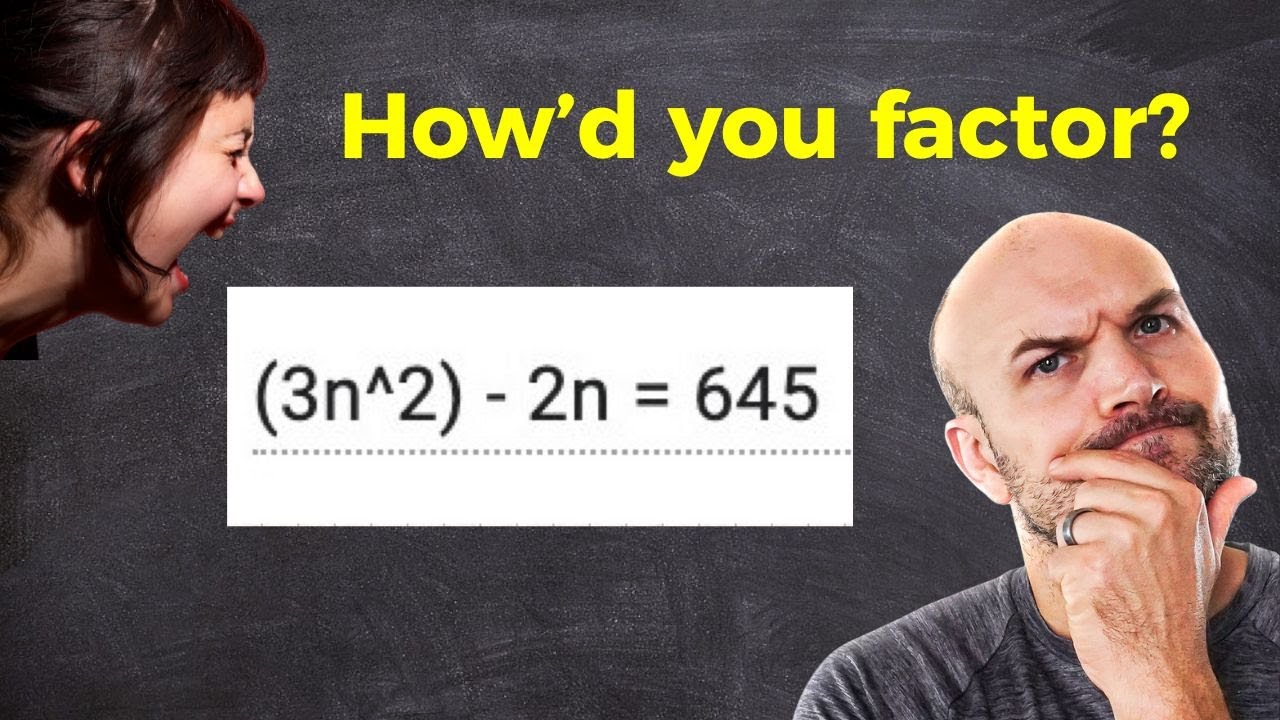 Student Asked Me How to Factor This