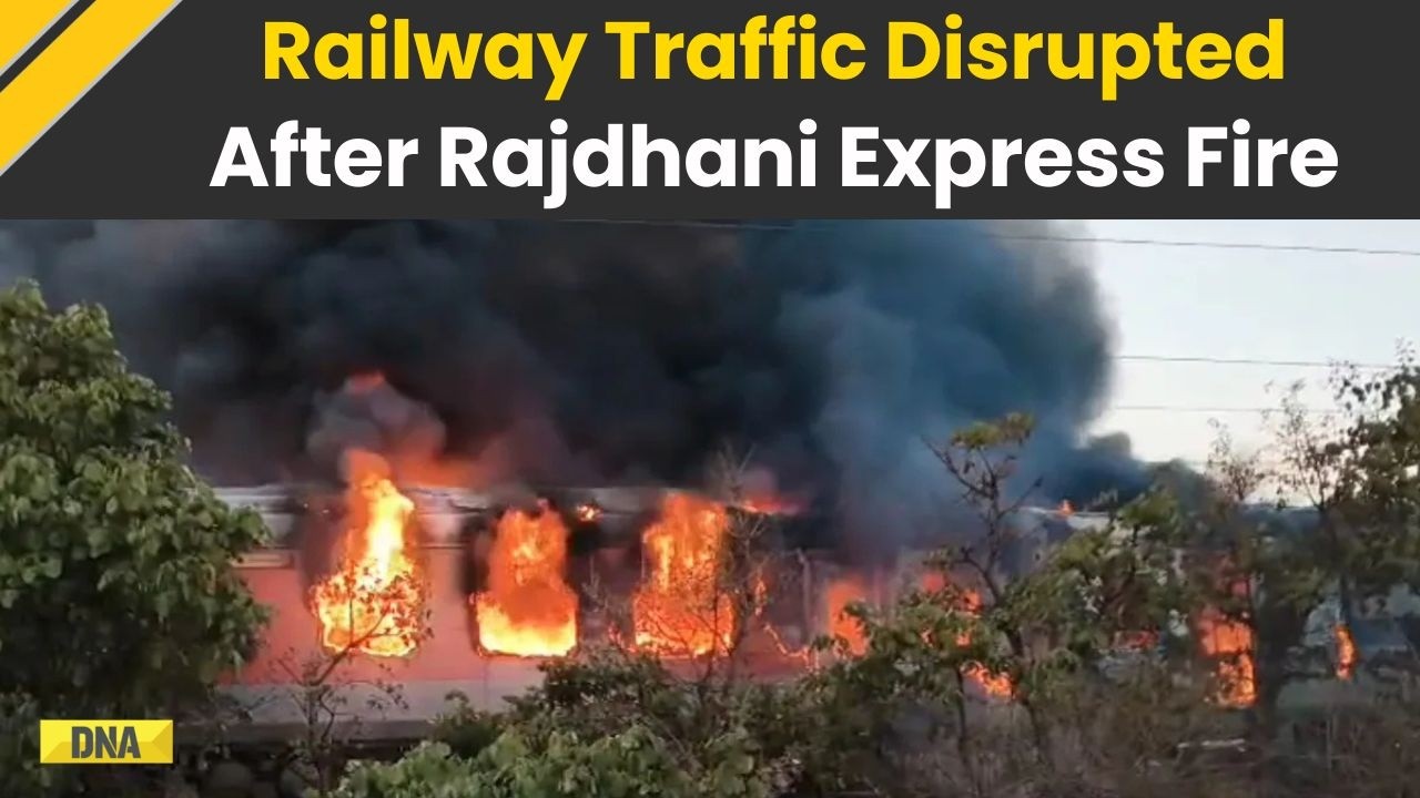 Rajdhani Express Fire: Railway Traffic Disrupted After Massive Blaze Hits Delhi-Mumbai Rajdhani