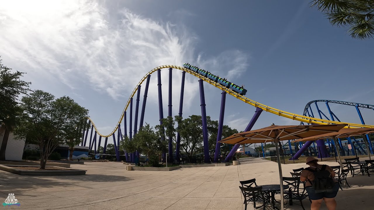 Steel Eel - SeaWorld San Antonio - D.H. Morgan Manufacturing, Inc. - Hyper Coaster - Offride