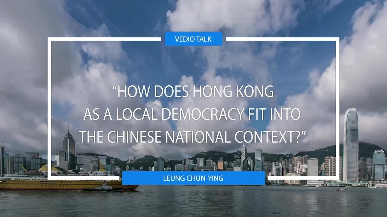 How does Hong Kong as a local democracy fit into the Chinese national context?
