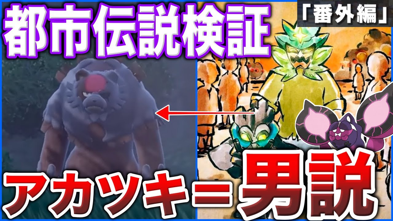 【ガチorガセ】『アカツキガチグマは男の”無念”が憑依した姿』説の真相は？！オーガポンが探す”男の行方”は〇〇だった...を検証解説【考察の種/藍の円盤/ポケモンデー】