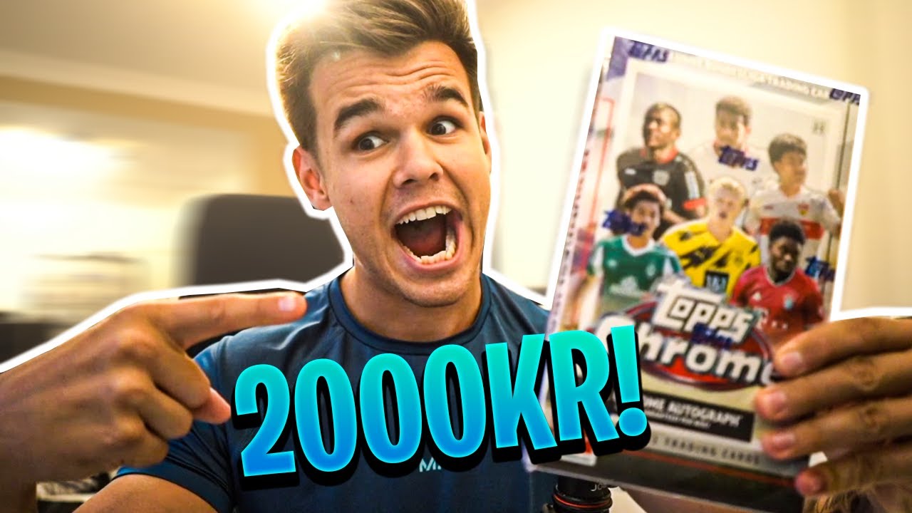 ÅBNER VILDT DYRE FODBOLD KORT! ( 2000KR )