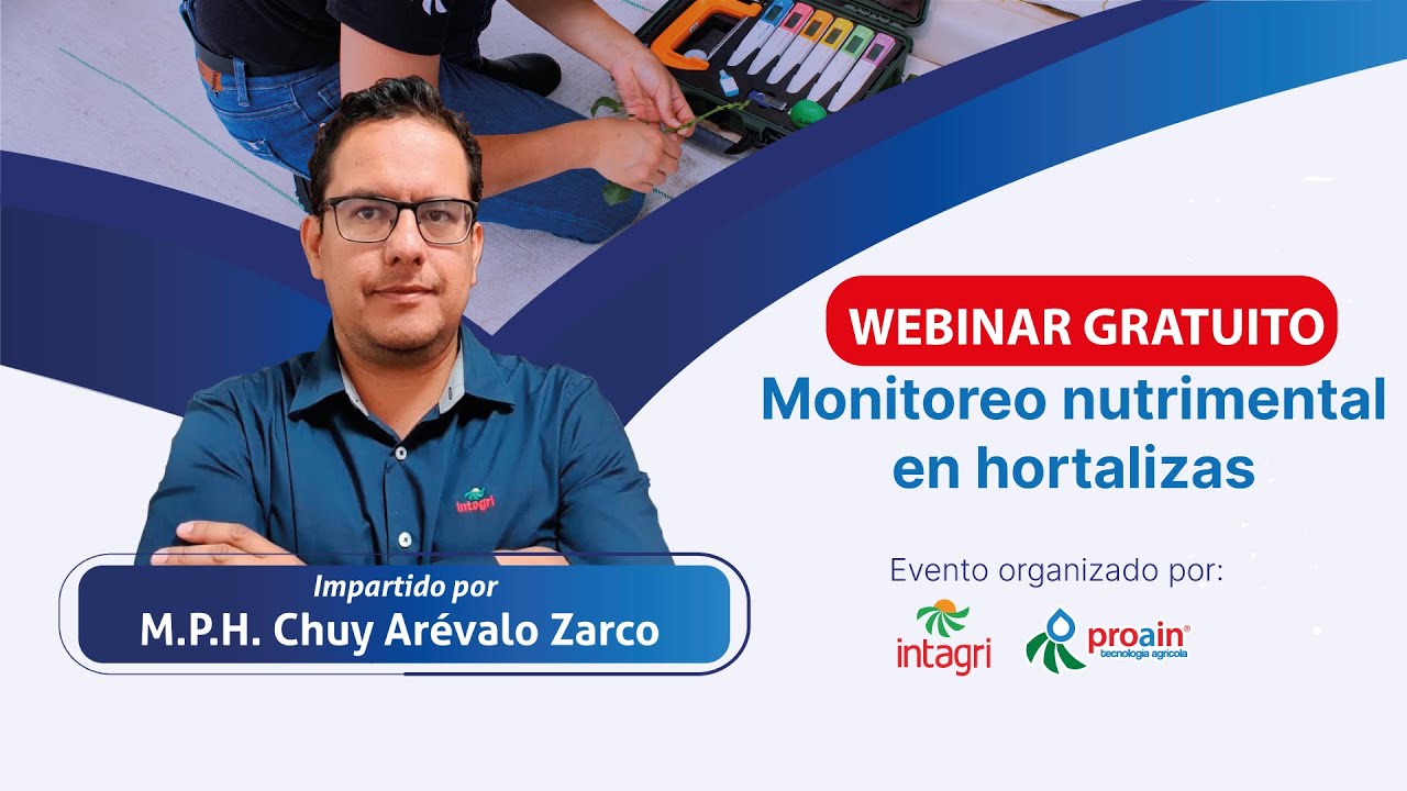 Webinar gratuito | Monitoreo Nutrimental en Hortalizas