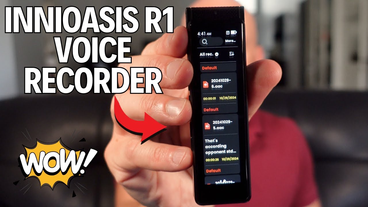 Innioasis R1 Voice Recorder Review, Unboxing, & Testing 🎙️ | Best Digital Voice Recorder