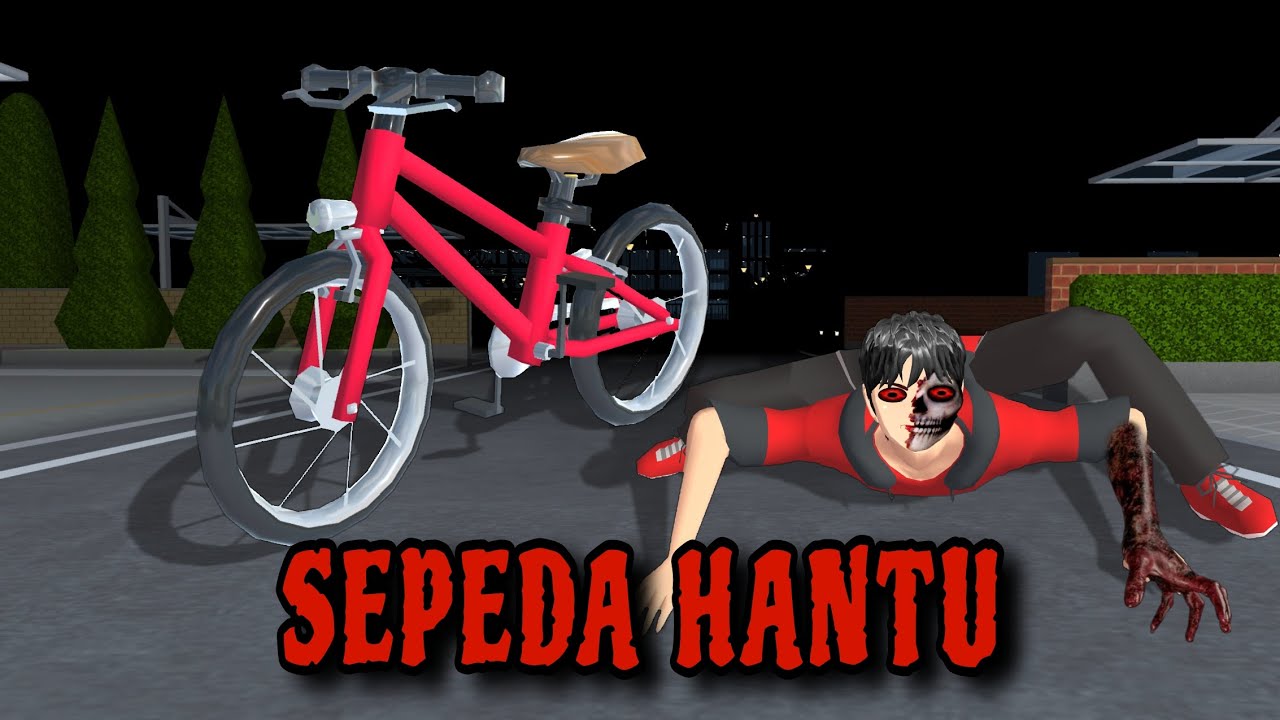 Yuta Dan Mio Dikejar Sepeda Hantu Keliling Kota || Sakura School Simulator
