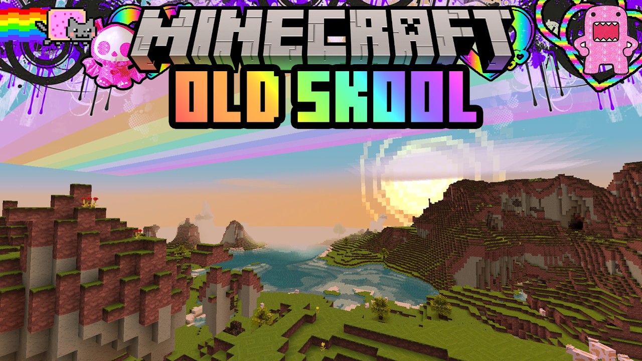 Cute and Nostalgic New World! Minecraft OId Skool Let's Play Ep 1