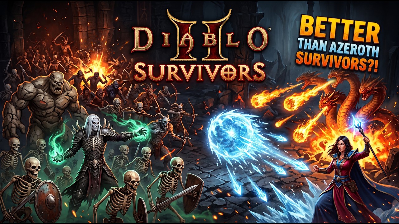 Действительно ли Diablo 2 Survivors лучше, чем Azeroth Survivors?!