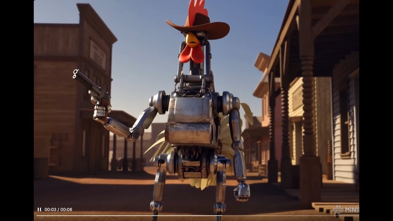 The Cowboy Code Western Country Song by the Robot Rooster 