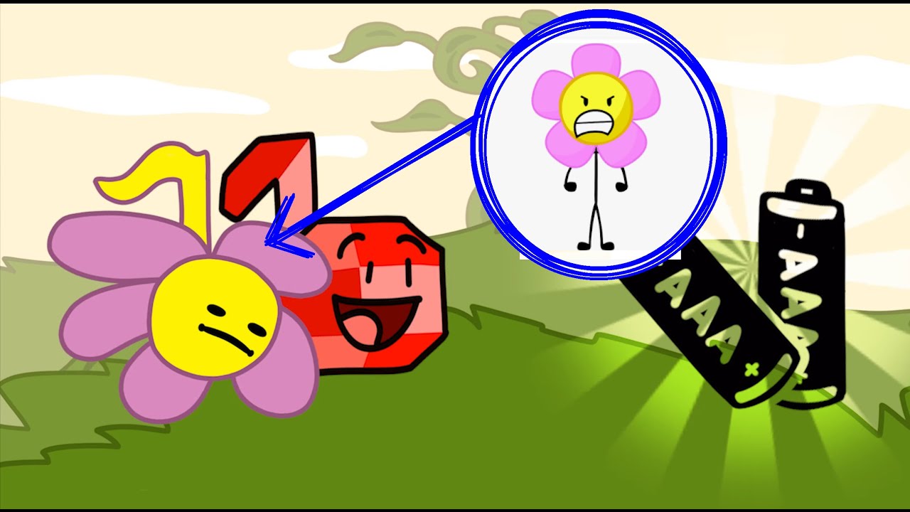 BFDI Flower в видео TheRealSullyG