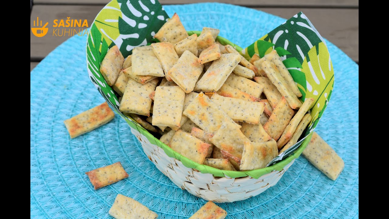 Krekeri od sira Cheese Crackers Recipe - Sa&scaron;ina kuhinja
