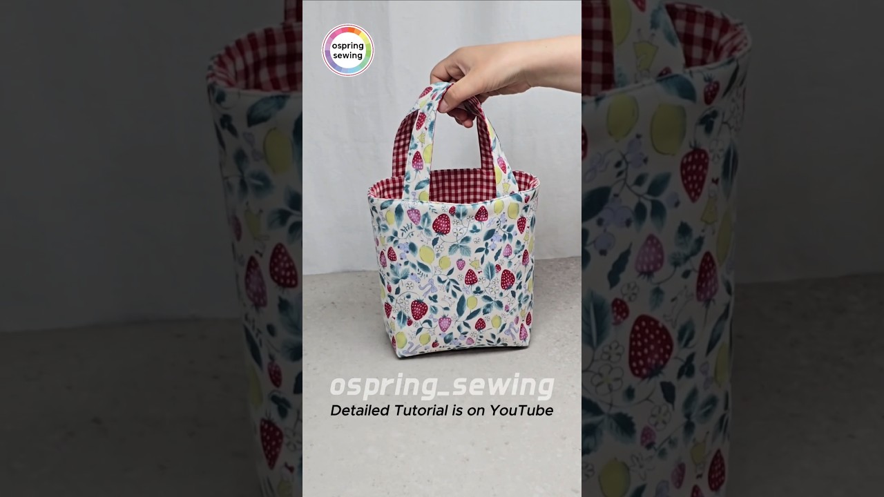 [DIY] Easy Reversible Tote Bag 💝