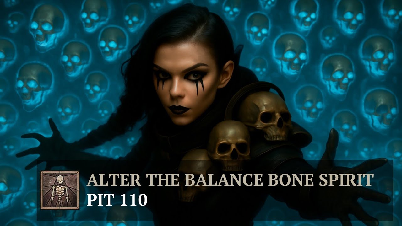 I was wrong - OVERPOWER BONE SPIRIT clears Pit 110 [Diablo IV - Season 10]