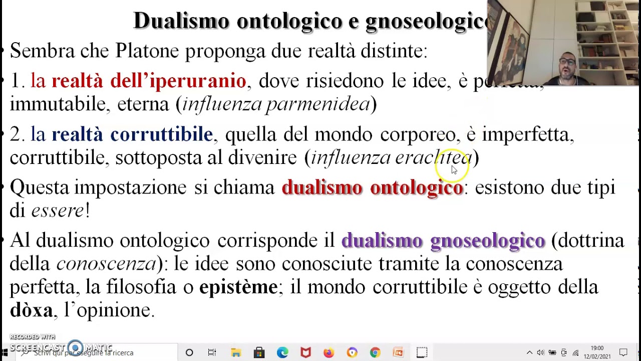 PLATONE E LA DOTTRINA DELLE IDEE