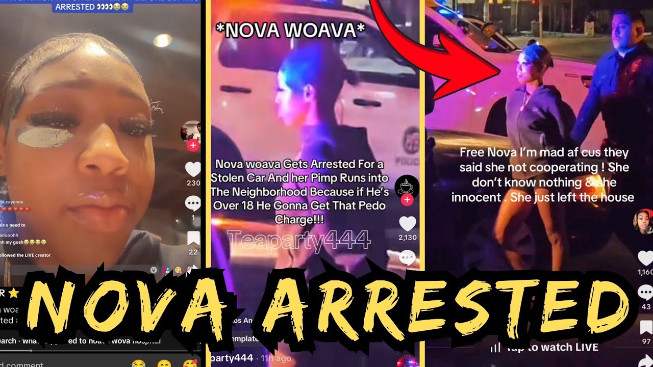 NOVA from Soft White Underbelly ARRESTED w/ a PIMP‼️ Stolen Car & Police CHASE *REAL FOOTAGE* SMH