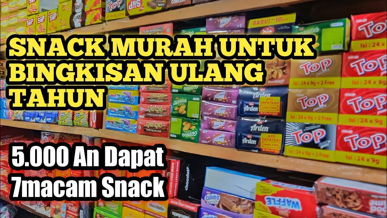 SNACK MURAH UNTUK ULANG TAHUN ANAK