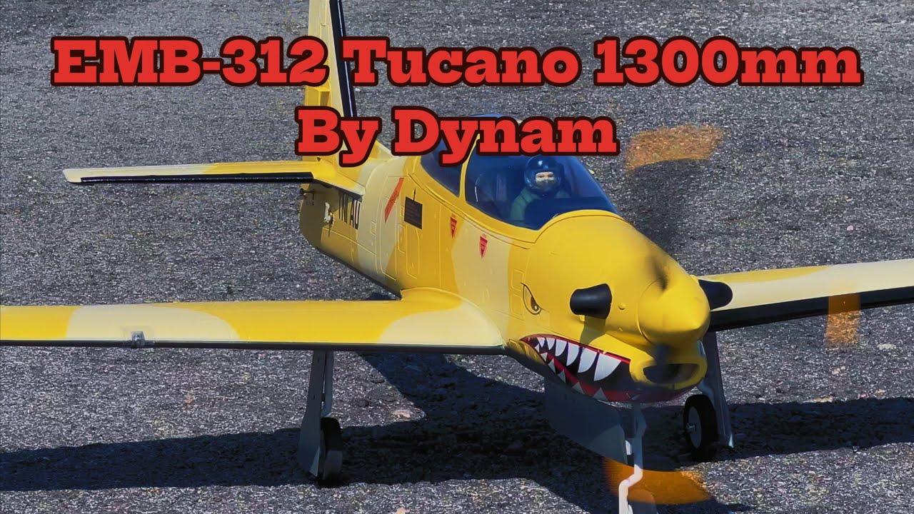 2nd plane Maiden flight on the New Release! Dynam EMB-312 Tucano4S RC Scale Plane by Pilot RcArip