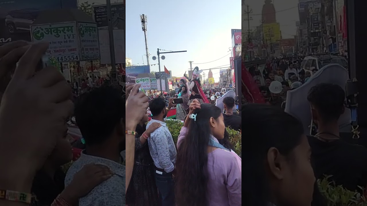 Shivratri Pahadi Mandir se nikala hai jhanki 15 2 26 Feb 