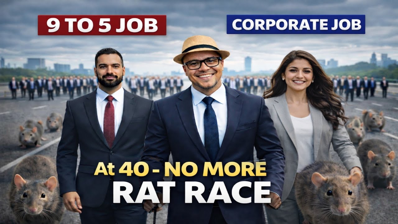 40 की उम्र में मैंने रैट रेस छोड़ दी, चूहा-दौड़ की सच्चाई जो कोई नहीं बताता #mrrationallifecoach mr