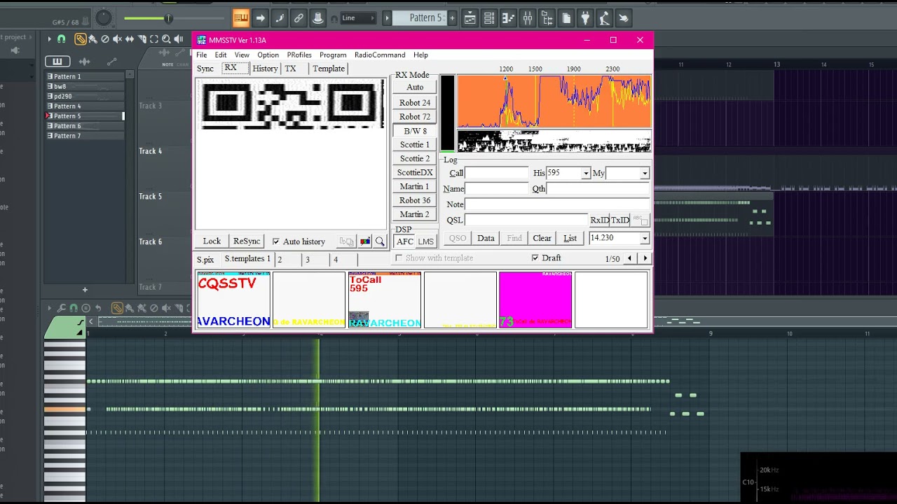 SSTV MIDI Transcription BW8