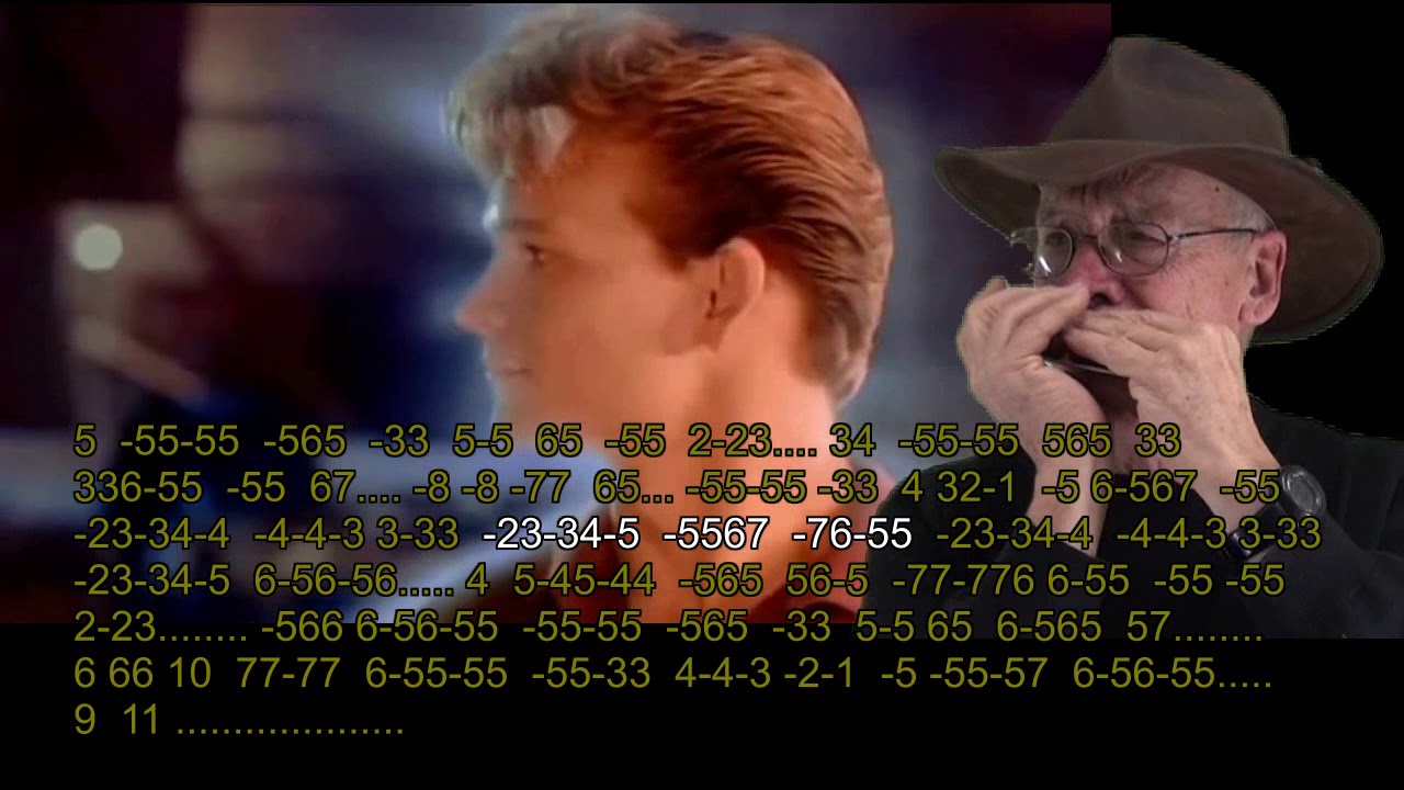 nº 719 Unchained Melody (The Righteous Brothers )tabl.arm.cromt.( C ) mundharmonika