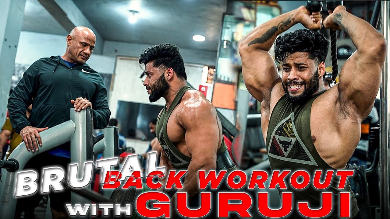 BRUTAL BACK WORKOUT WITH GURUJI | ROAD TO SHERU CLASSIC