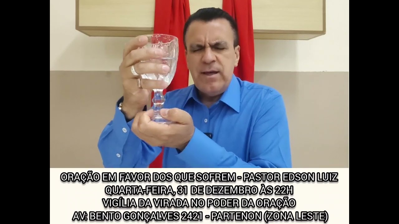 ORAÇÃO EM FAVOR DOS QUE SOFREM - PASTOR EDSON LUIZ 