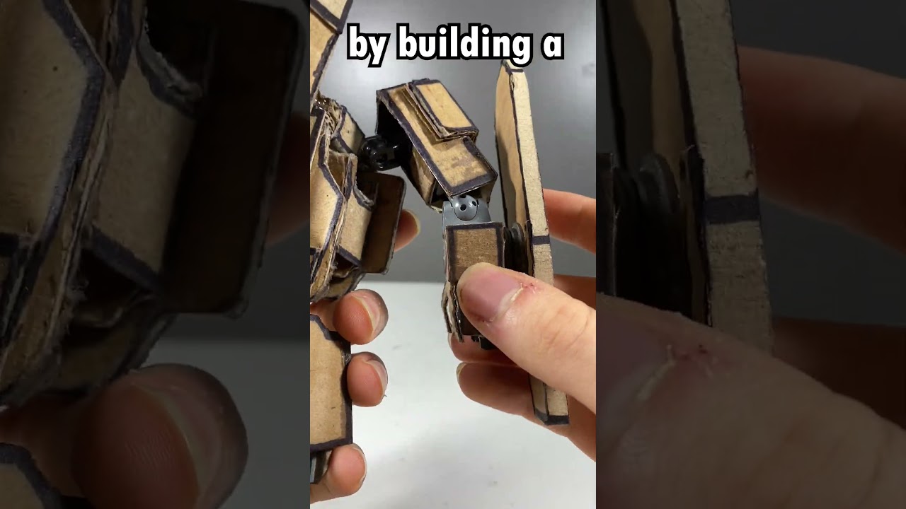 How I Made My Custom Cardboard Lofty Mech For Stop Motion Animation
