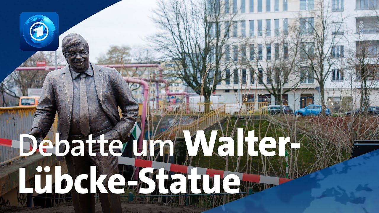 Walter-Lübcke-Statue vor Zentrale empört CDU