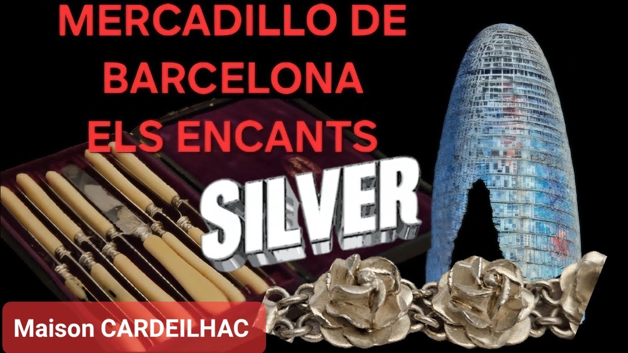 ENCANTS DE BARCELONA Conoce el Mejor Mercadillo de cerca y mis compras en PLATA