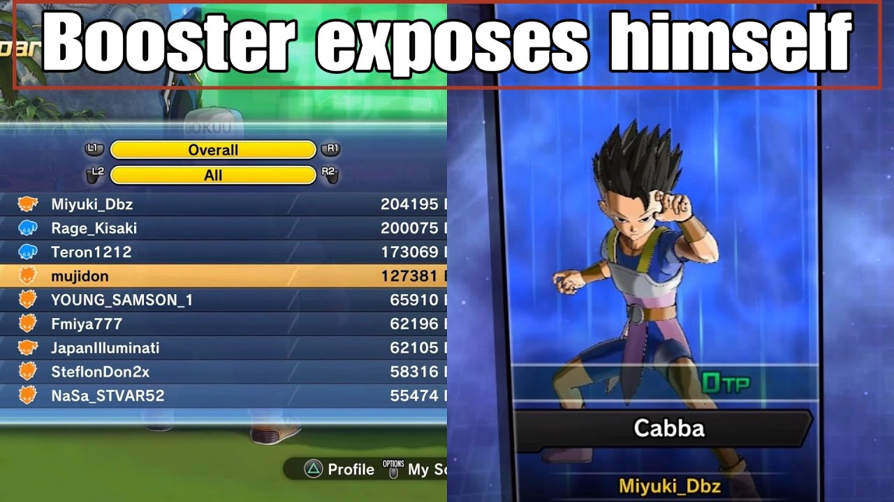 Xenoverse 2 #1 BOOSTER Exposes Himself