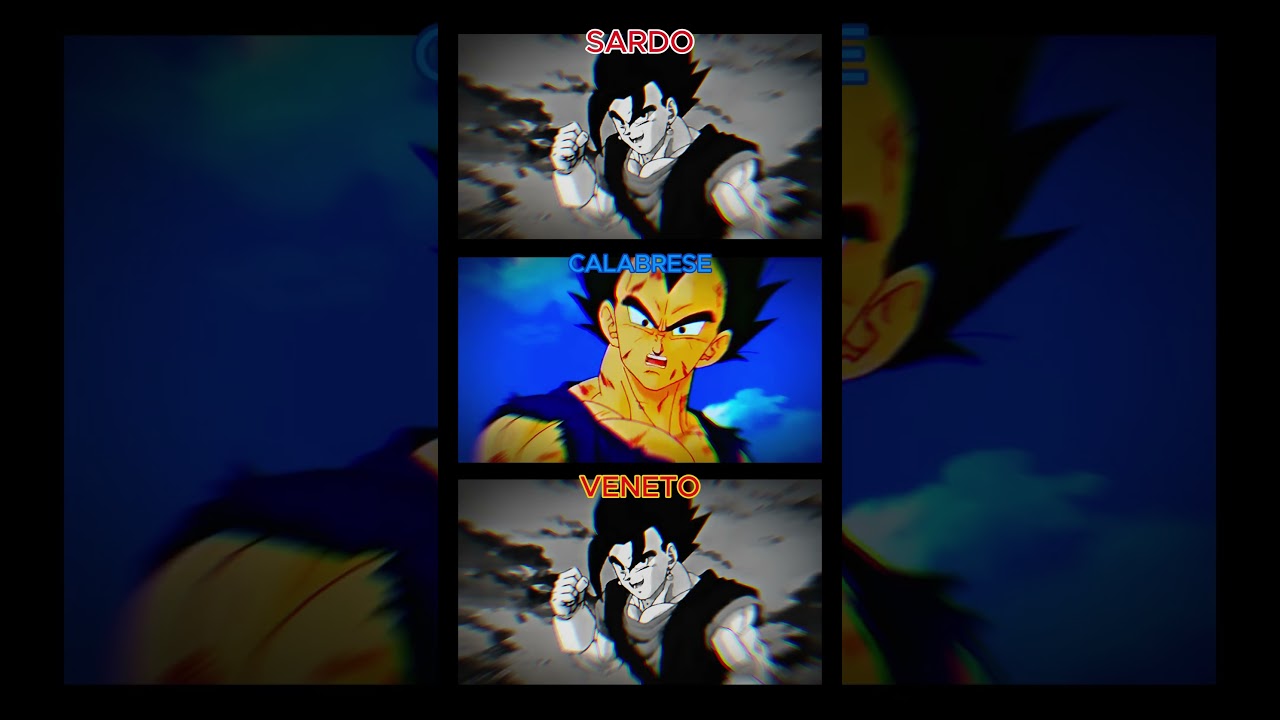 La fusione di Goku e Vegeta in 3 dialetti diversi (PARTE 2)😂🔥
