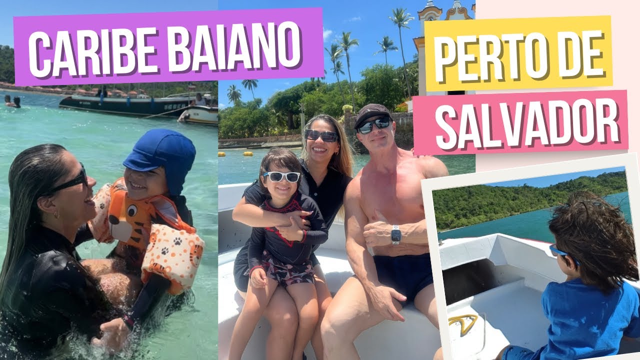 Caribe Baiano perto de Salvador: passeio de barco na Baía de Todos os Santos saindo de Madre de Deus
