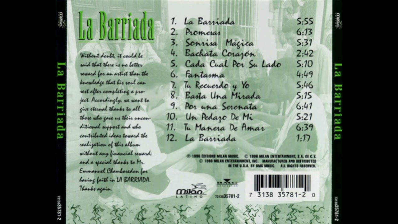 Tu recuerdo y yo - Juan Kemell y la Barriada (1996)