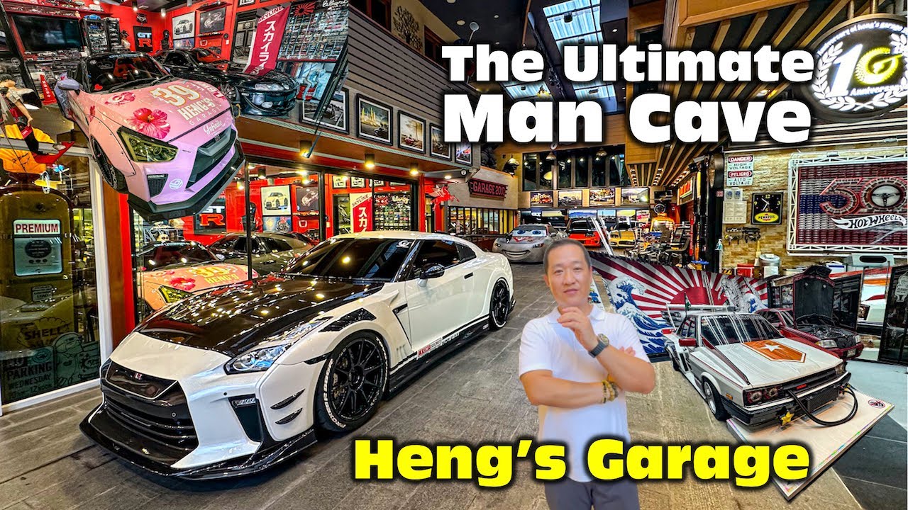 Heng's Garage: The Ultimate Man Cave In depth! You have never seen anywhere like this ...