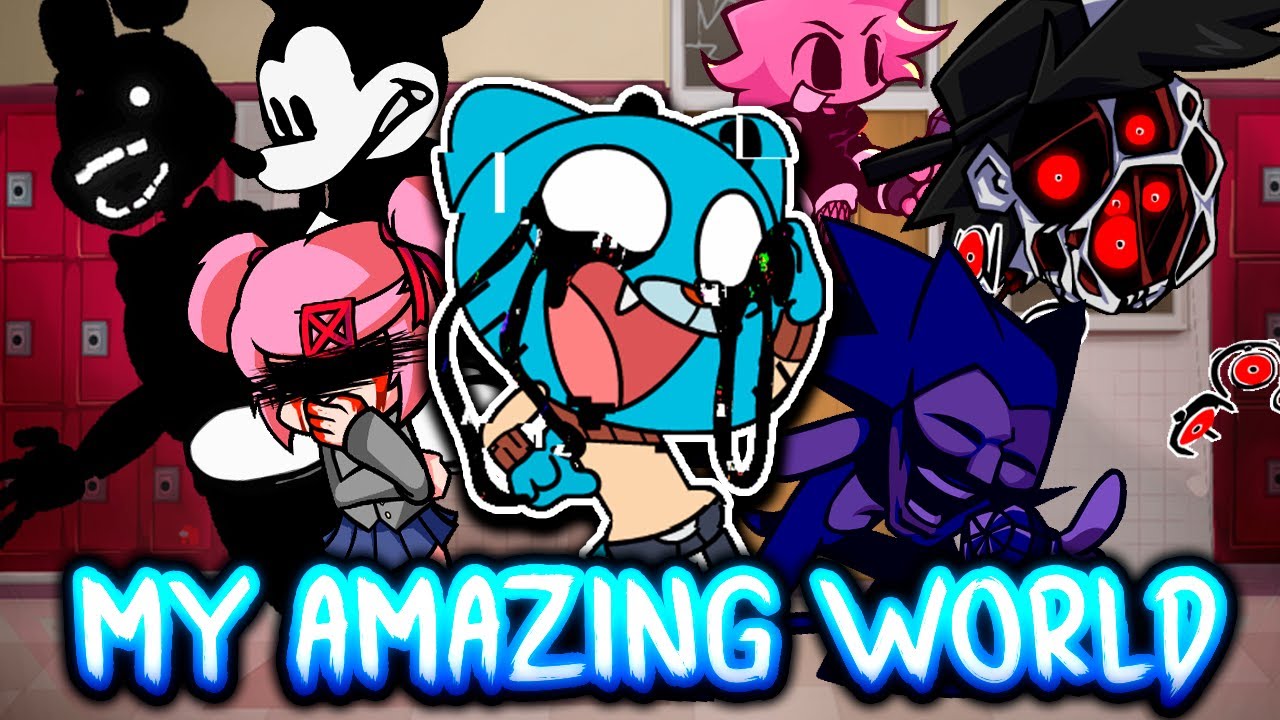 MY AMAZING WORLD but Every Turn a Different Character Sings 🎶⚡ (FNF Pibby Apocalypse)