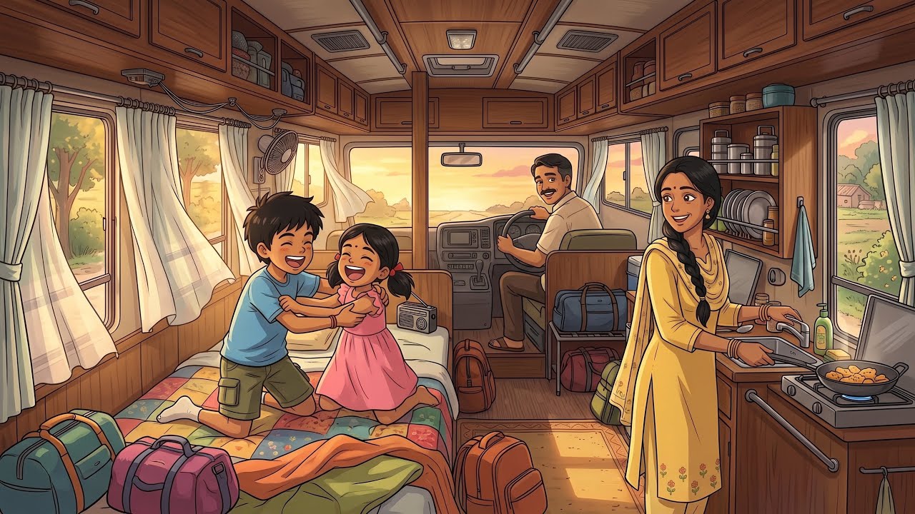 Garmiyon Ki Chhuttiyon Ka Sabse Pyara Safar🚌 | Hindi Story #bus #90s #summer 