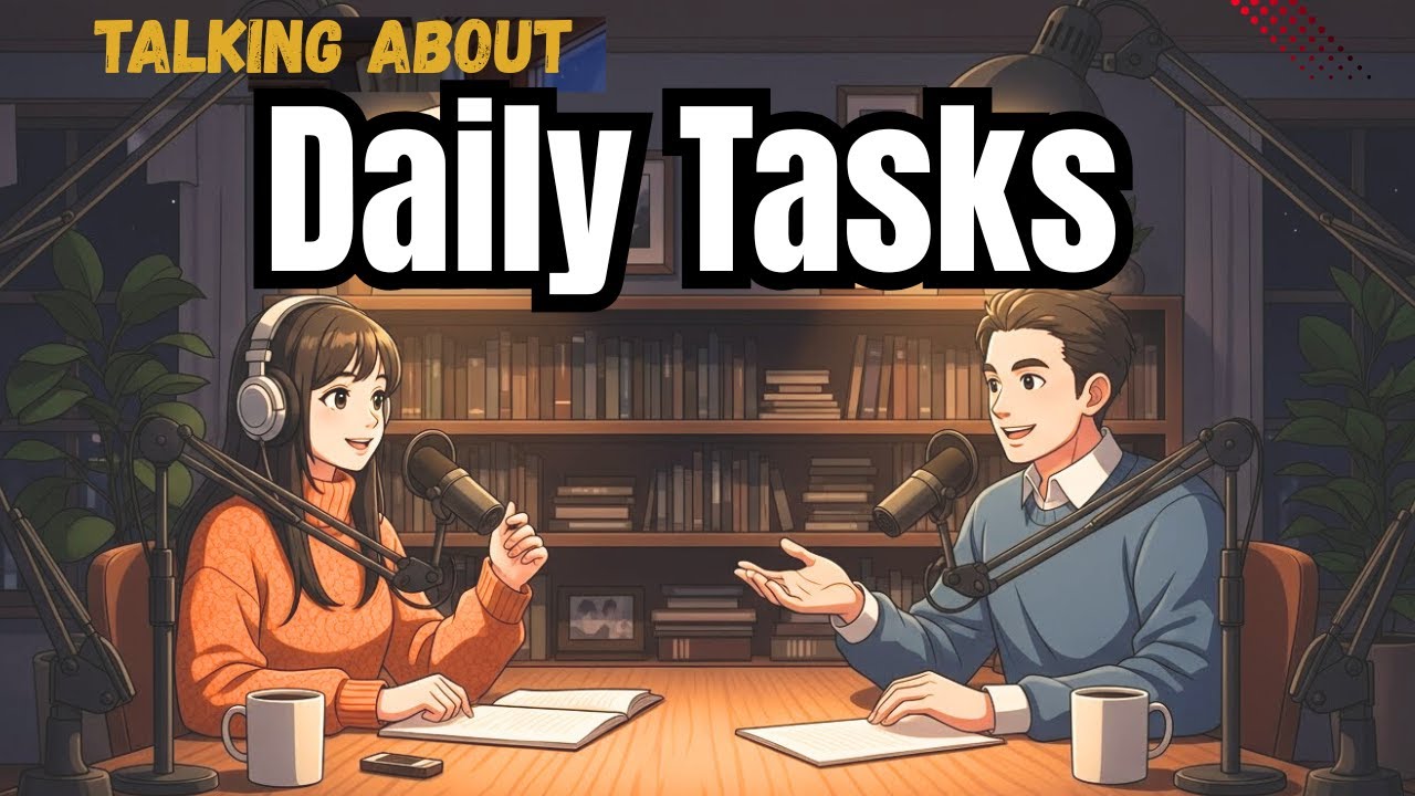 How to Talk About Daily Tasks in English | English Conversation Practice