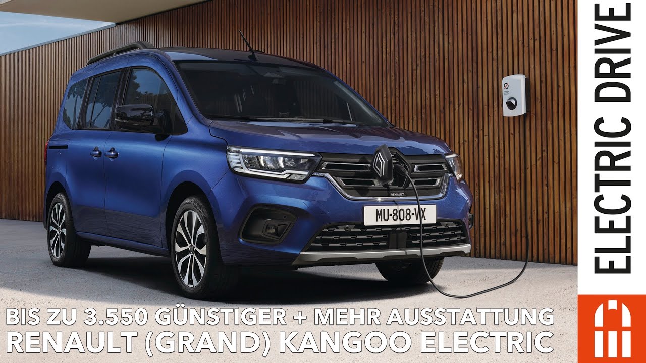 Renault Grand Kangoo Electric mit sieben Sitzplätzen und günstigere Preise für den Kangoo?