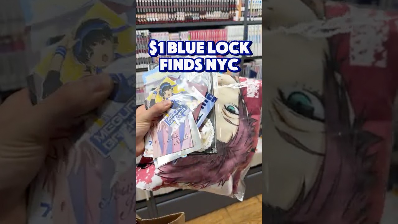 $1 BLUE LOCK MERCH IN NYC! #bluelock
