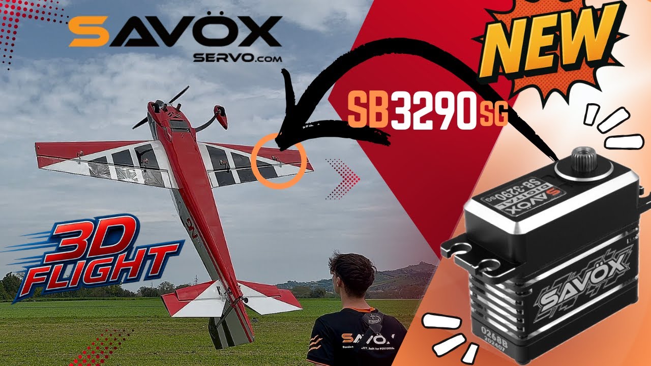 3D Flight with my new servos SAVÖX SB3290SG😍🔝🧡
