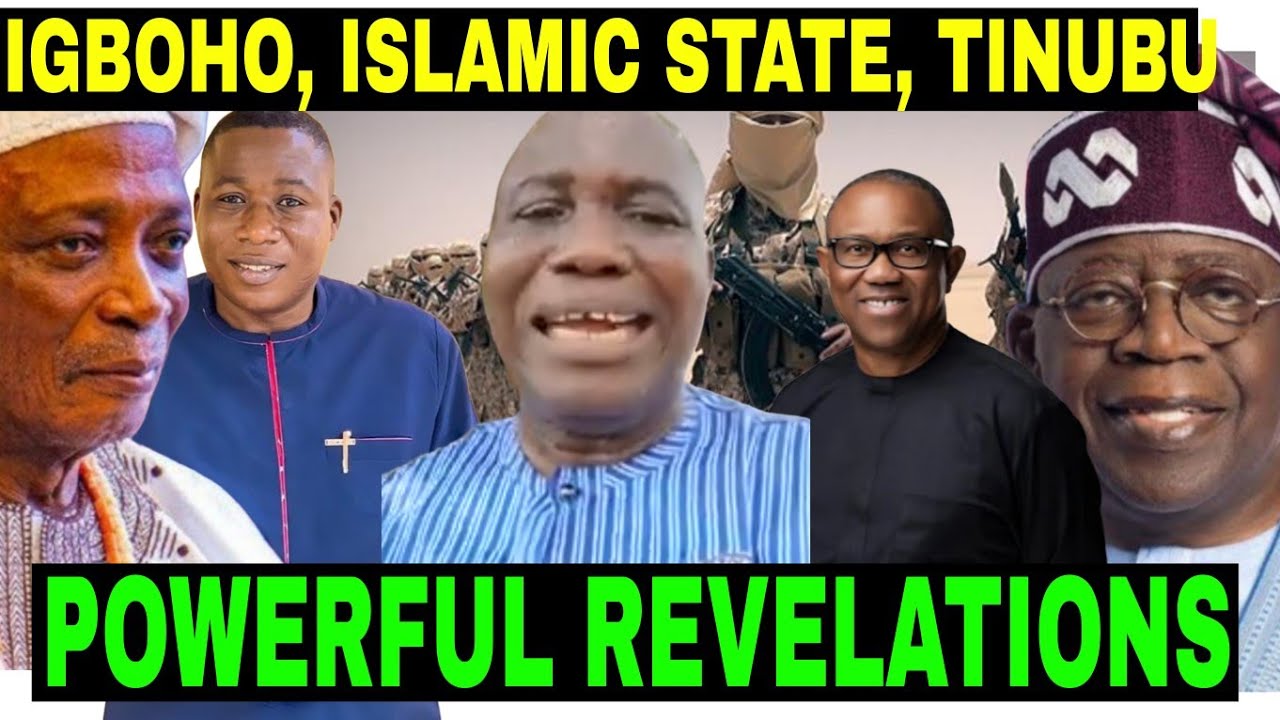 WOLI NASIRI TUN TI JISE TO LAGBARA  NIPA NIGERIA OO. WON SO ORO TO LAGBARA OLOYE IGBOHO ATI TINUBU