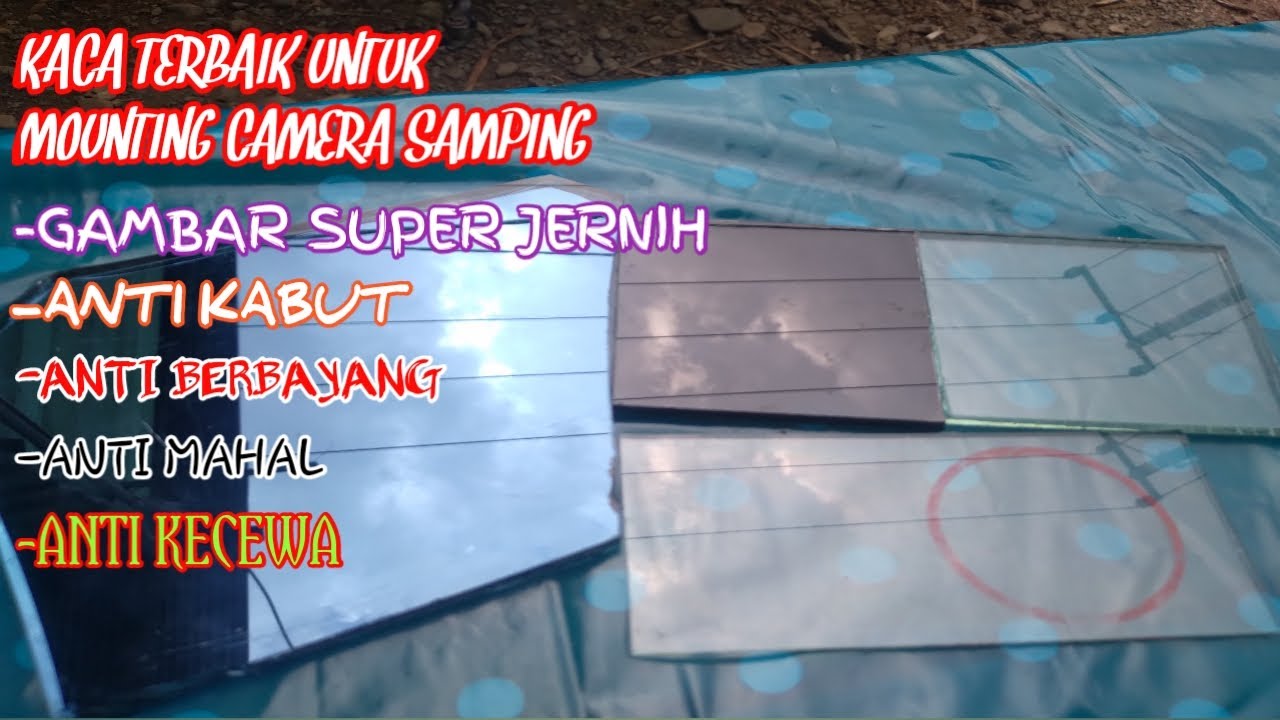 Kaca terbaik untuk mounting camera samping
