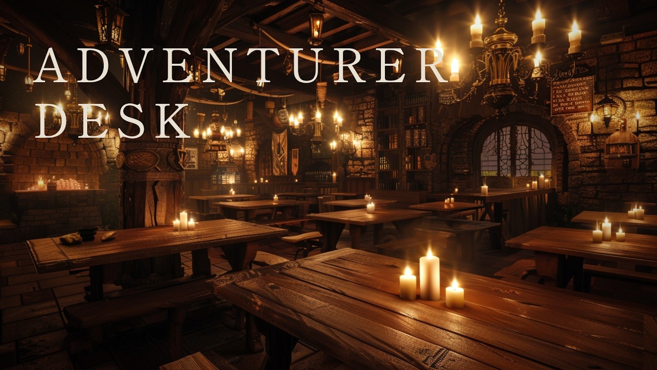 Quiet Tavern Study Music | Medieval Ambience (2 Hours)