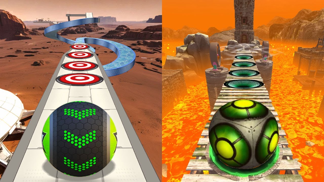 🛑Going Balls VS Rollance Adventure Ball,Rolling Balance Ball,Temple Rolling Balls,Super Rolling Ball